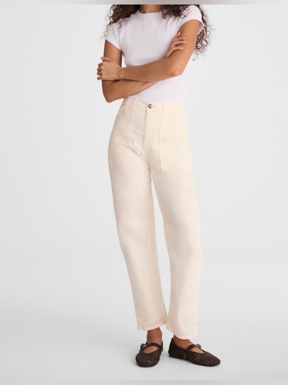 Madewell Darted Barrel-Leg Corduroy Pants – Size 24 Measures like a 4/6